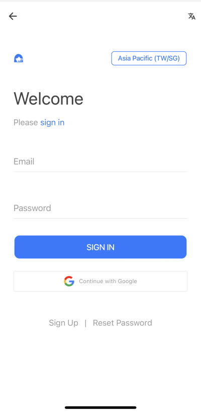 log in to Redfinger account